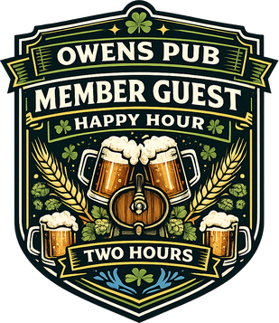 Member-Guest Happy TWO Hours